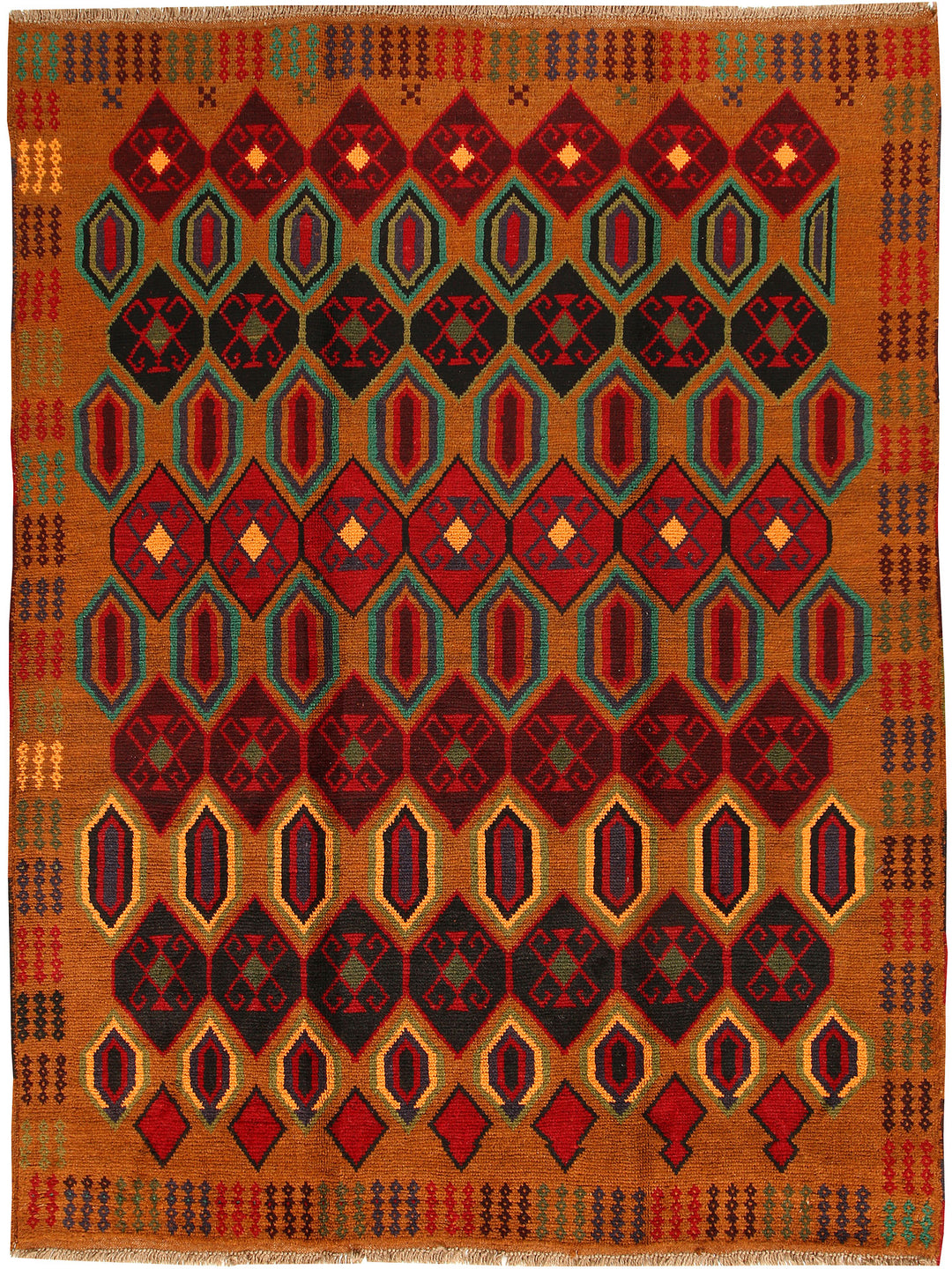 Multi Colored Baluchi 5' 9 x 7' 6 - No. 57170 - ALRUG Rug Store