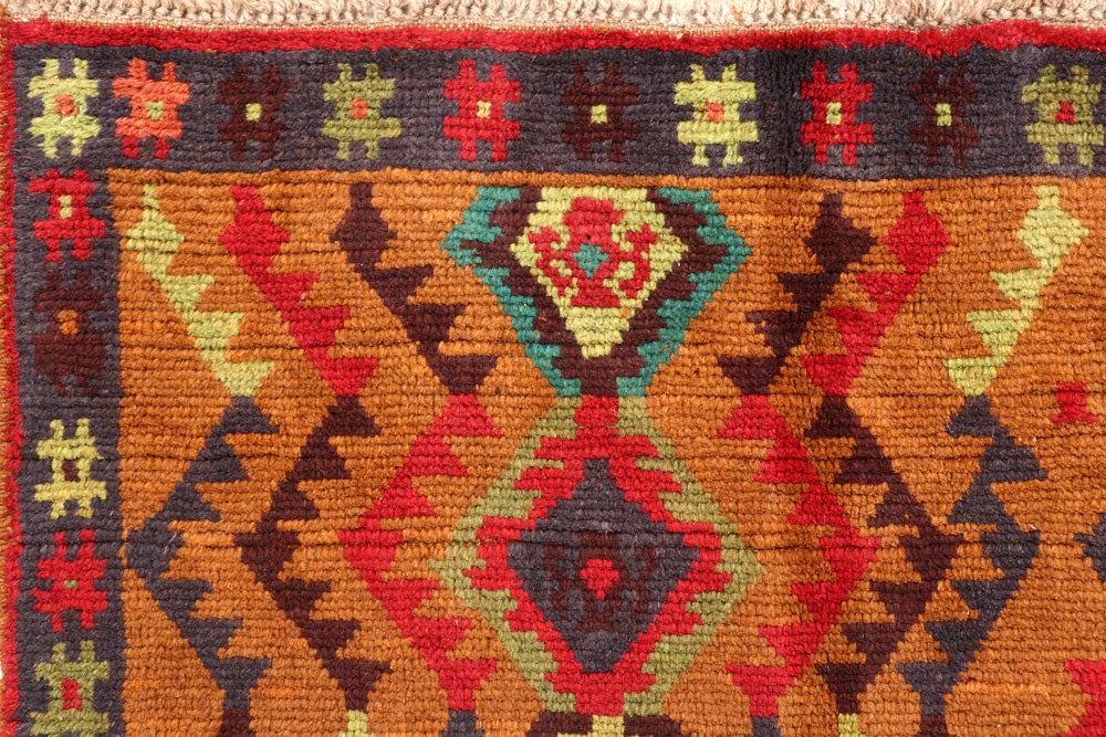 Saddle Brown Baluchi 6' 2 x 7' 5 - No. 57171 - ALRUG Rug Store