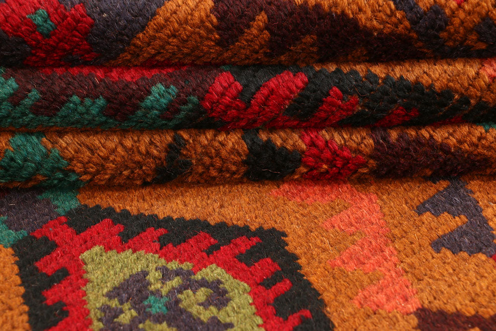 Saddle Brown Baluchi 6' 2 x 7' 5 - No. 57171 - ALRUG Rug Store