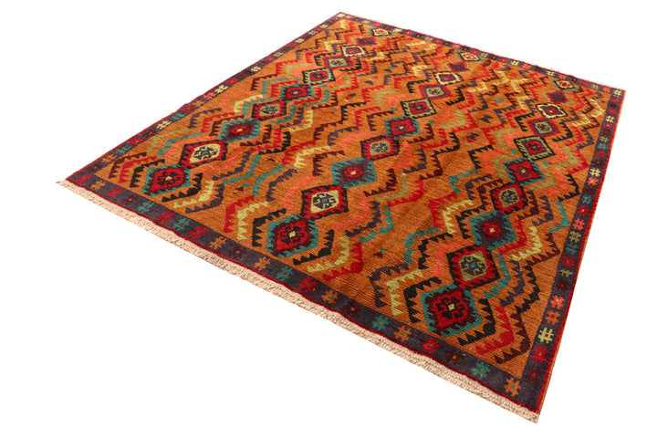 Saddle Brown Baluchi 6' 2 x 7' 5 - No. 57171 - ALRUG Rug Store