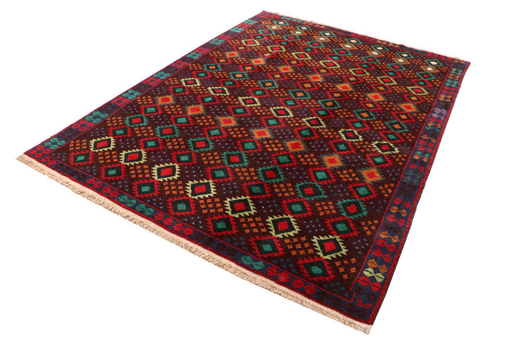 Multi Colored Baluchi 6' x 8' 1 - No. 57175 - ALRUG Rug Store