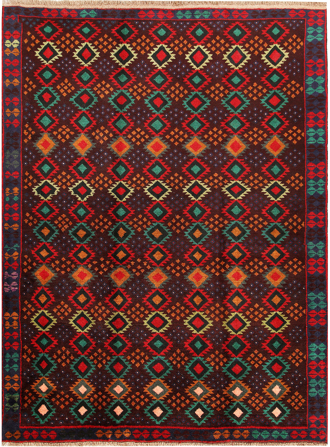 Multi Colored Baluchi 6' x 8' 1 - No. 57175 - ALRUG Rug Store