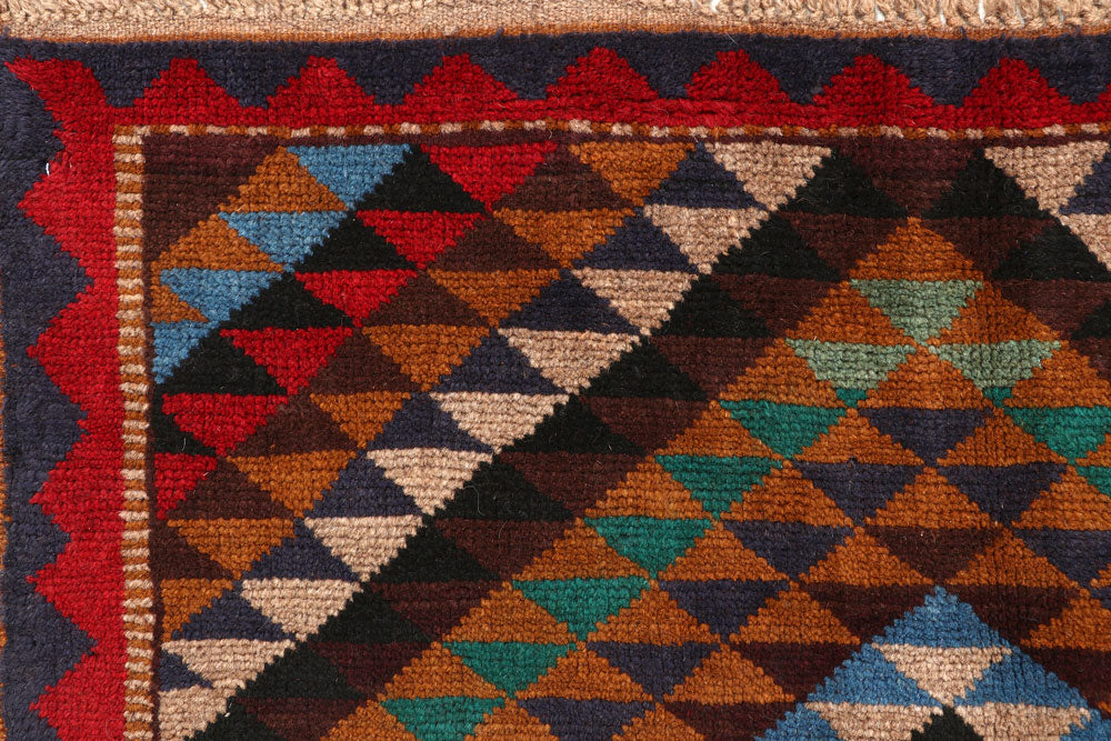 Multi Colored Baluchi 6' x 7' 10 - No. 57177 - ALRUG Rug Store