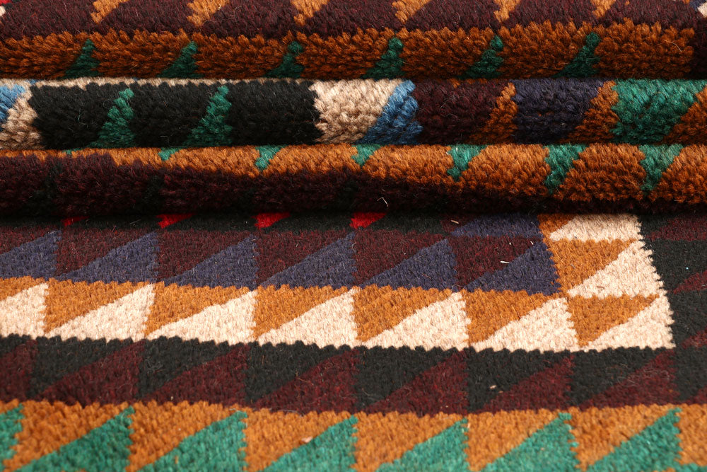 Multi Colored Baluchi 6' x 7' 10 - No. 57177 - ALRUG Rug Store