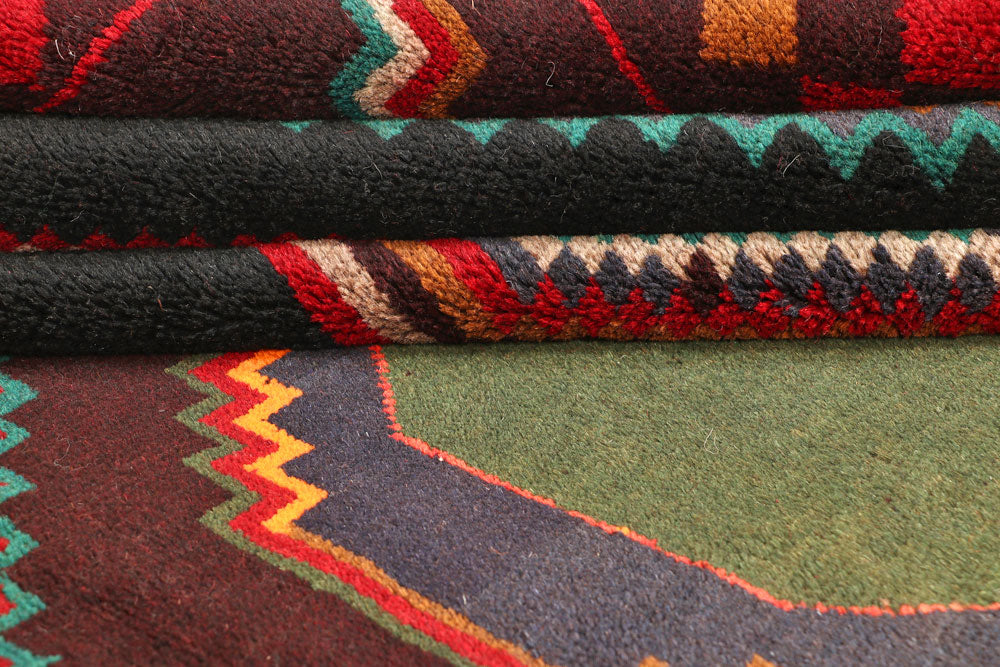 Multi Colored Baluchi 6' x 7' 10 - No. 57179 - ALRUG Rug Store