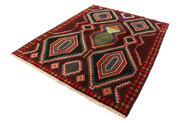 Multi Colored Baluchi 6' x 7' 10 - No. 57179 - ALRUG Rug Store