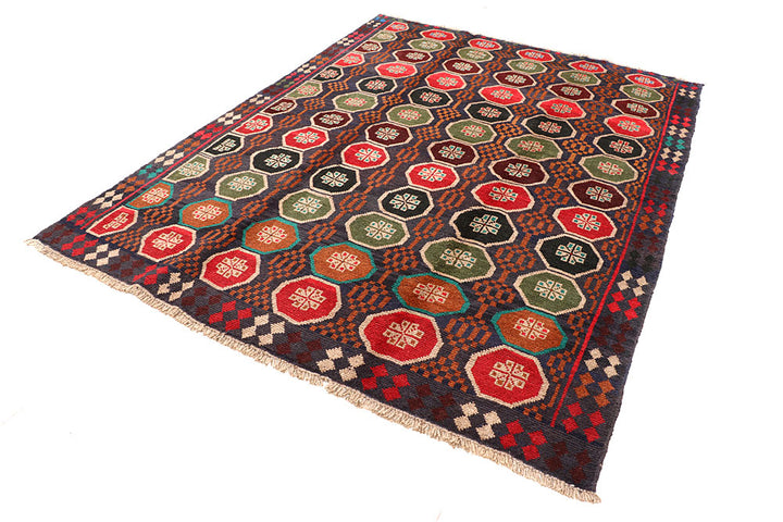 Multi Colored Baluchi 6' x 8' - No. 57180 - ALRUG Rug Store