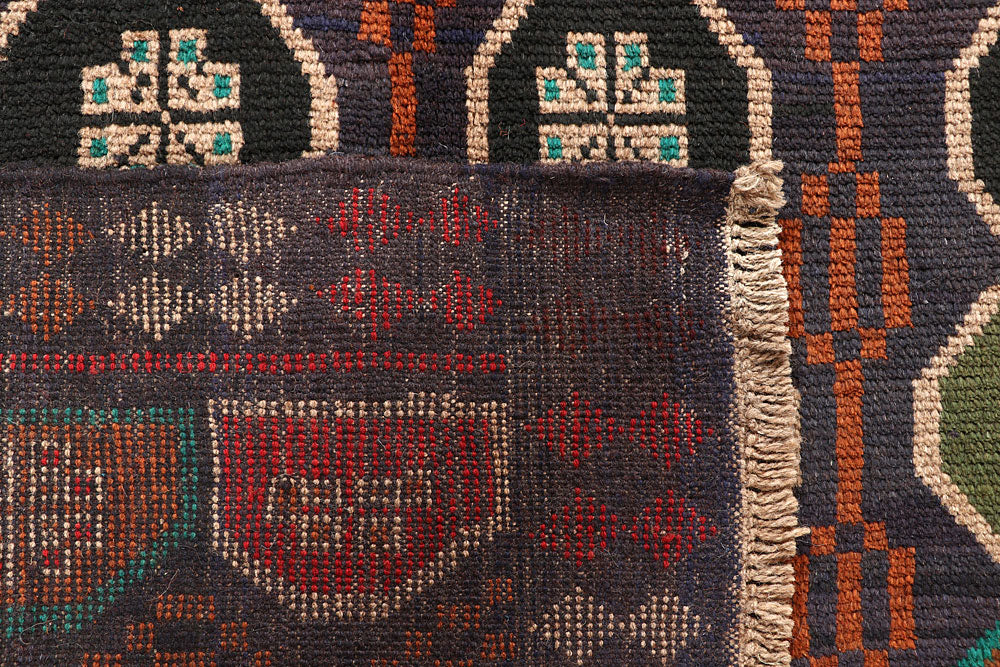 Multi Colored Baluchi 6' x 8' - No. 57180 - ALRUG Rug Store