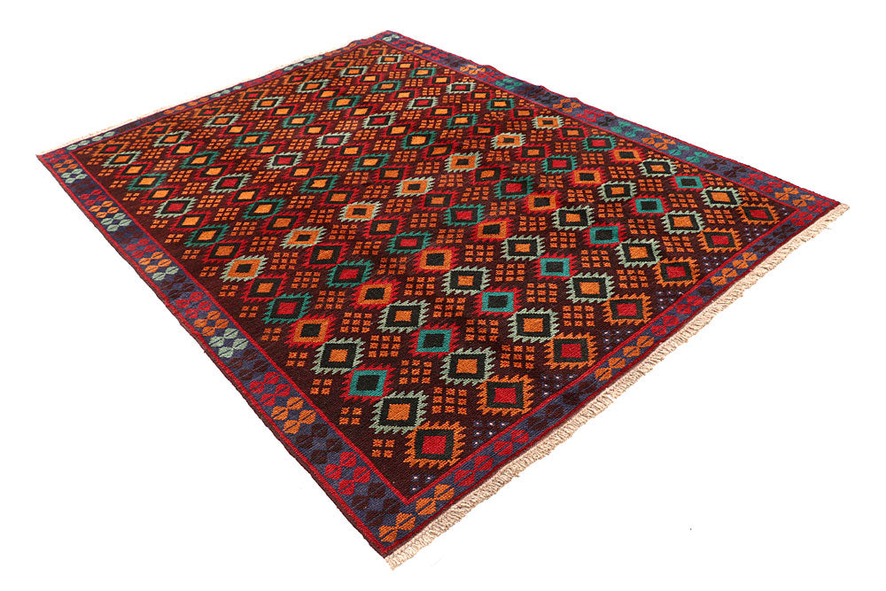 Multi Colored Baluchi 5' 10 x 7' 9 - No. 57181 - ALRUG Rug Store