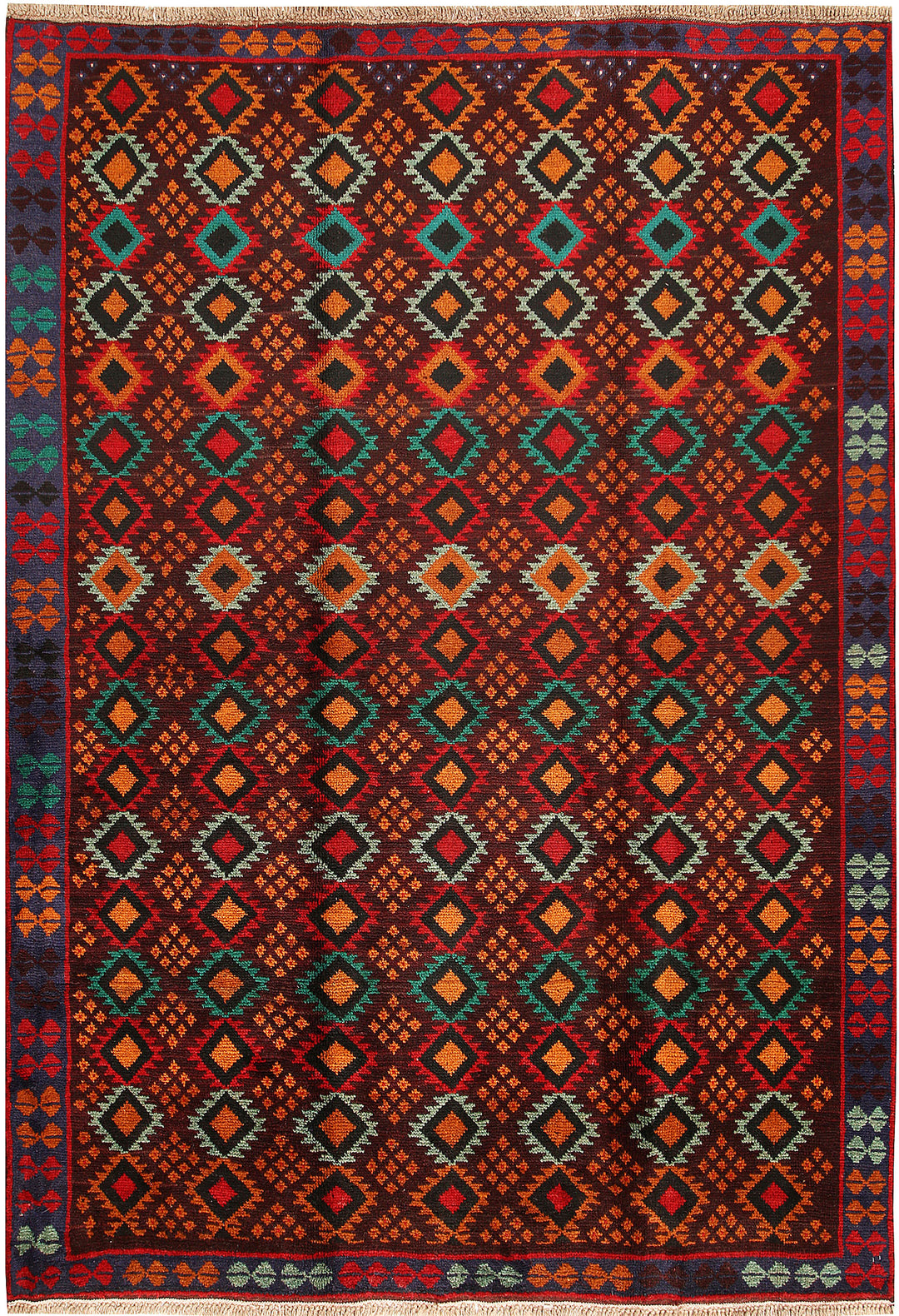 Multi Colored Baluchi 5' 10 x 7' 9 - No. 57181 - ALRUG Rug Store