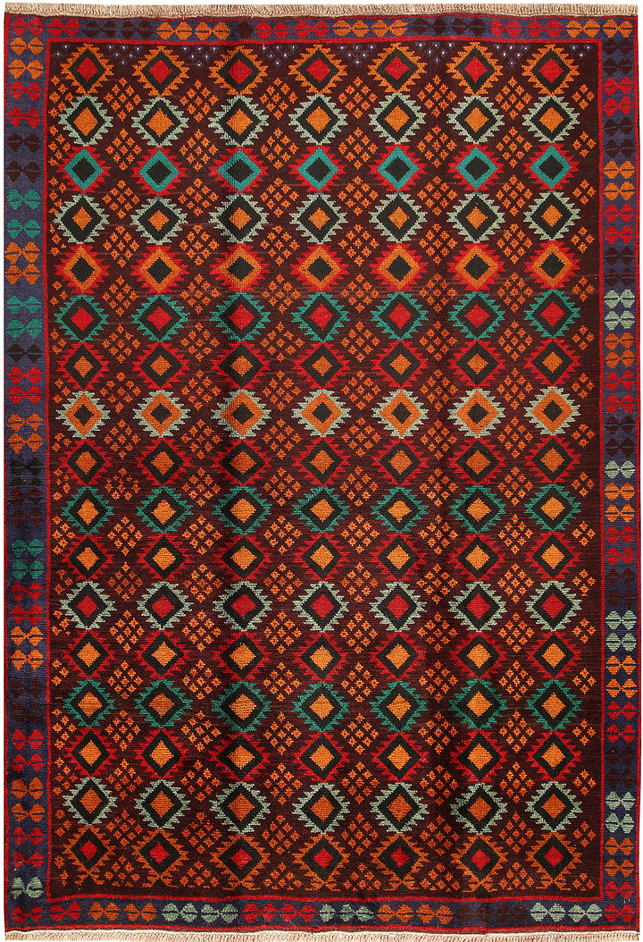 Multi Colored Baluchi 5' 10 x 7' 9 - No. 57181 - ALRUG Rug Store