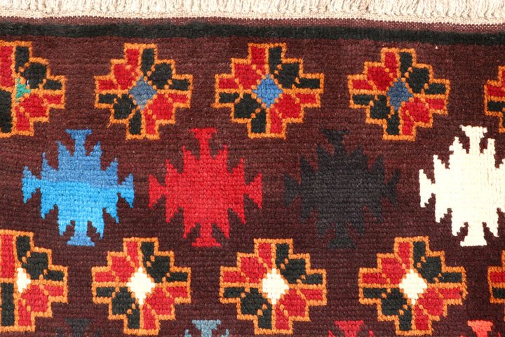 Multi Colored Baluchi 5' 11 x 8' - No. 57184 - ALRUG Rug Store