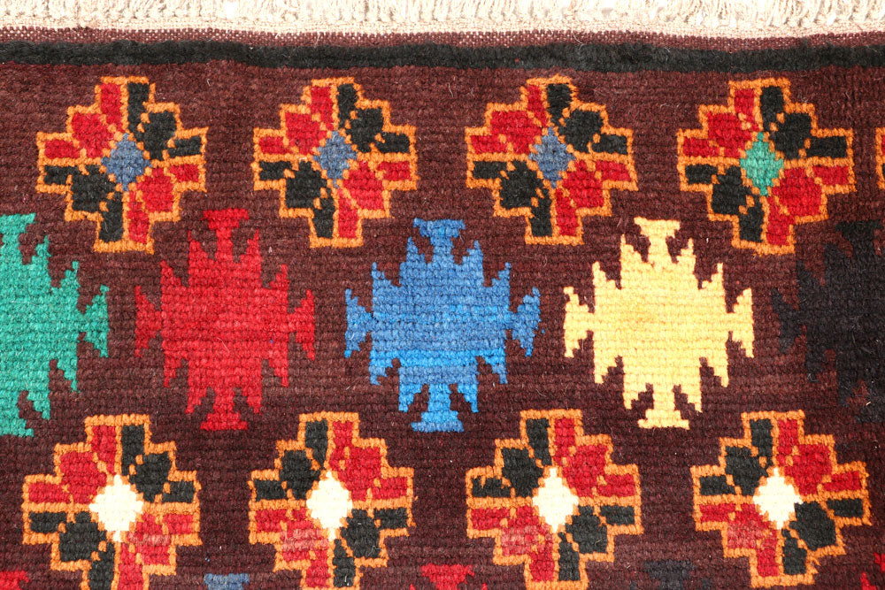 Multi Colored Baluchi 5' 11 x 8' - No. 57184 - ALRUG Rug Store