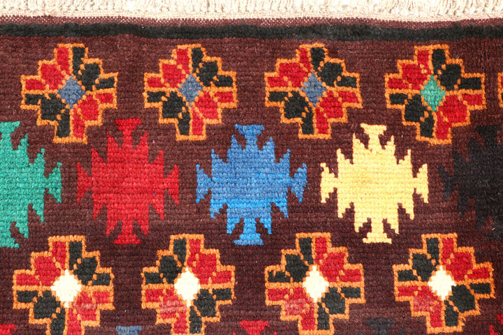 Multi Colored Baluchi 5' 11 x 8' - No. 57184 - ALRUG Rug Store