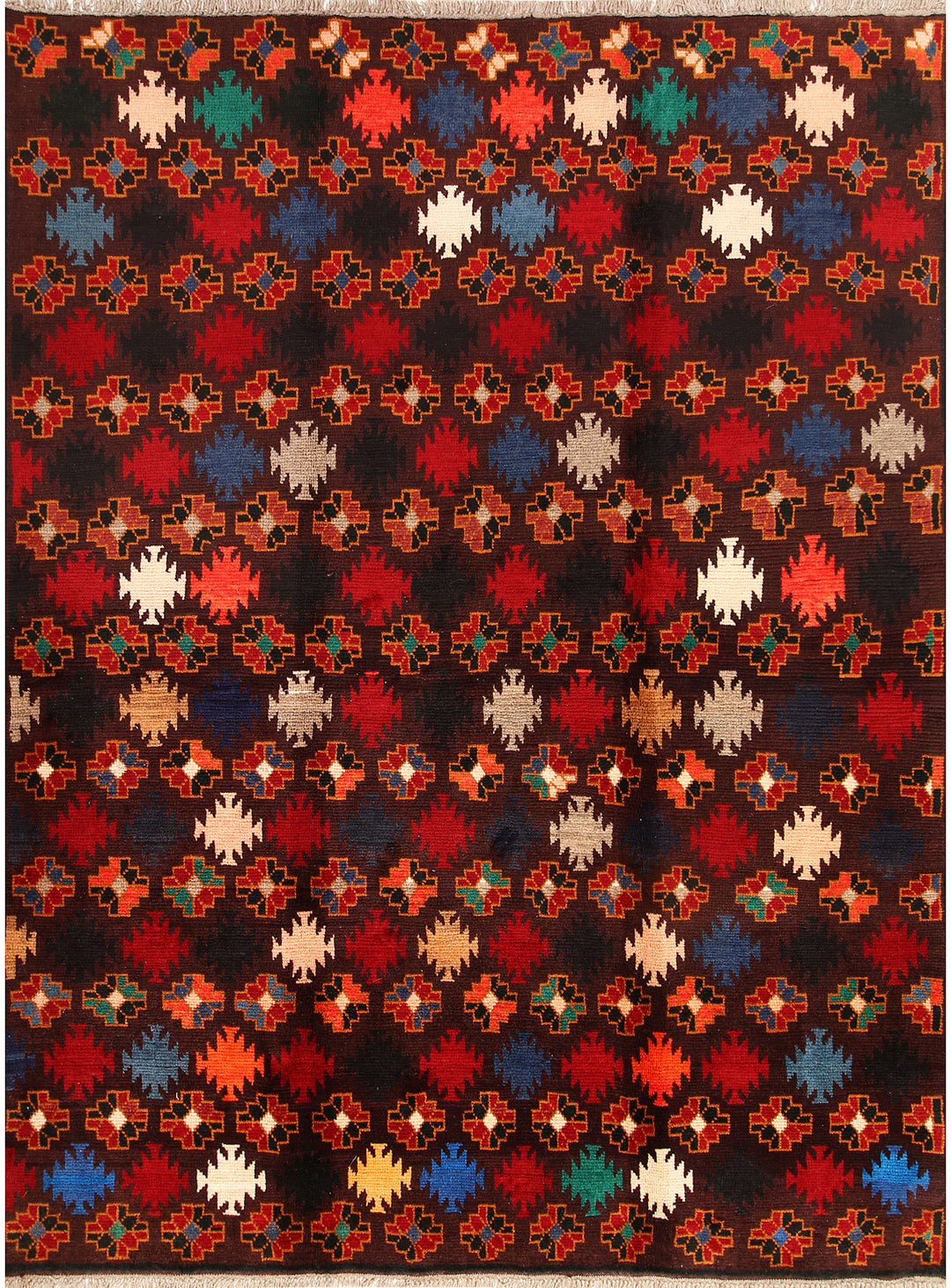 Multi Colored Baluchi 5' 11 x 8' - No. 57184 - ALRUG Rug Store