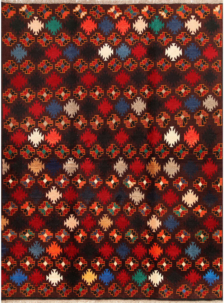 Multi Colored Baluchi 5' 11 x 8' - No. 57184 - ALRUG Rug Store