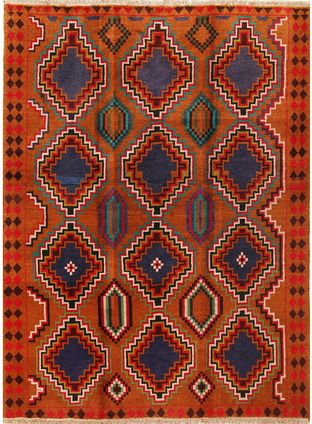 Multi Colored Baluchi 5' 10 x 7' 10 - No. 57185 - ALRUG Rug Store