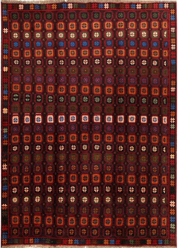 Multi Colored Baluchi 5' 11 x 8' 2 - No. 57186 - ALRUG Rug Store