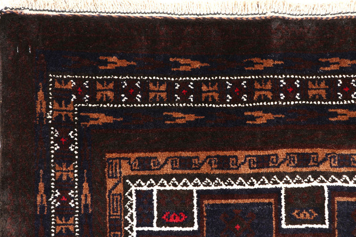 Multi Colored Baluchi 2' 11 x 8' 10 - No. 57193 - ALRUG Rug Store