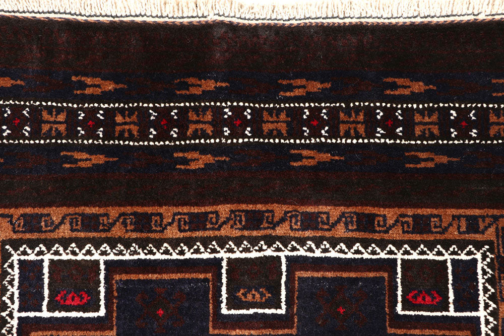 Multi Colored Baluchi 2' 11 x 8' 10 - No. 57193 - ALRUG Rug Store