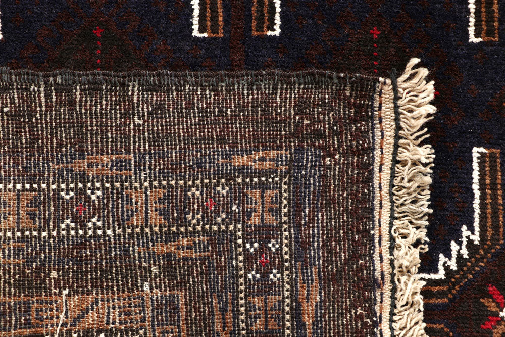 Multi Colored Baluchi 2' 11 x 8' 10 - No. 57193 - ALRUG Rug Store