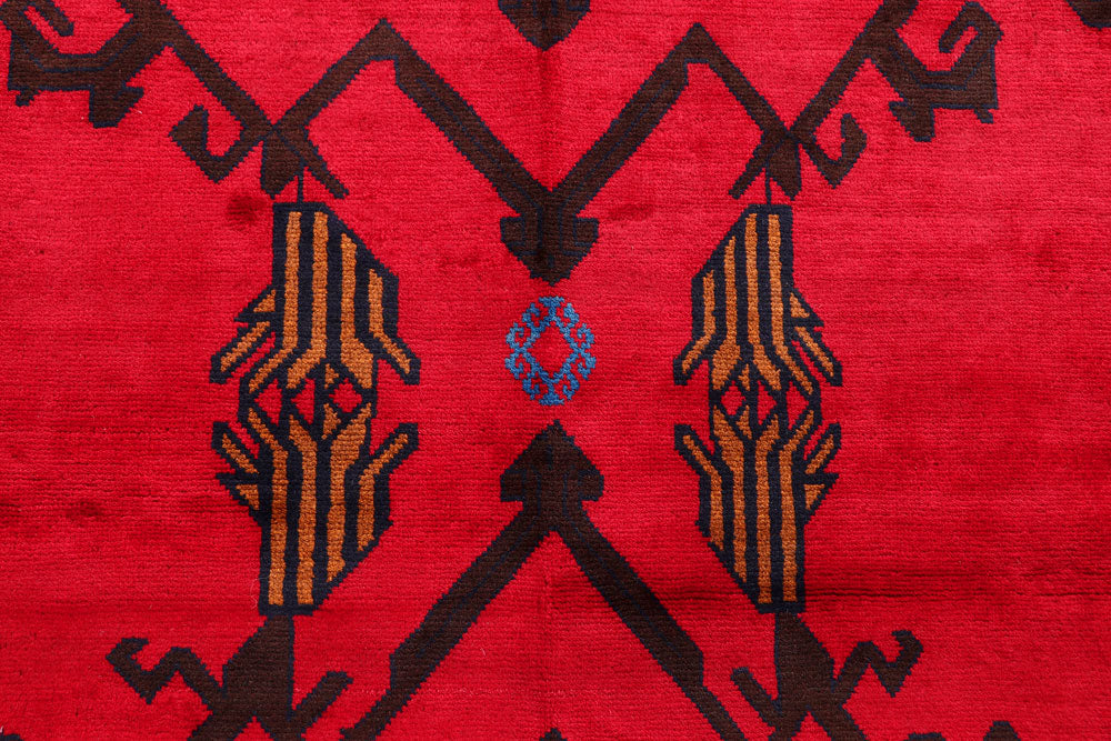 Crimson Baluchi 8' 11 x 11' 6 - No. 57200 - ALRUG Rug Store