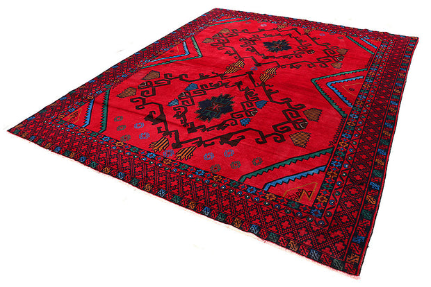 Crimson Baluchi 8' 11 x 11' 6 - No. 57200 - ALRUG Rug Store