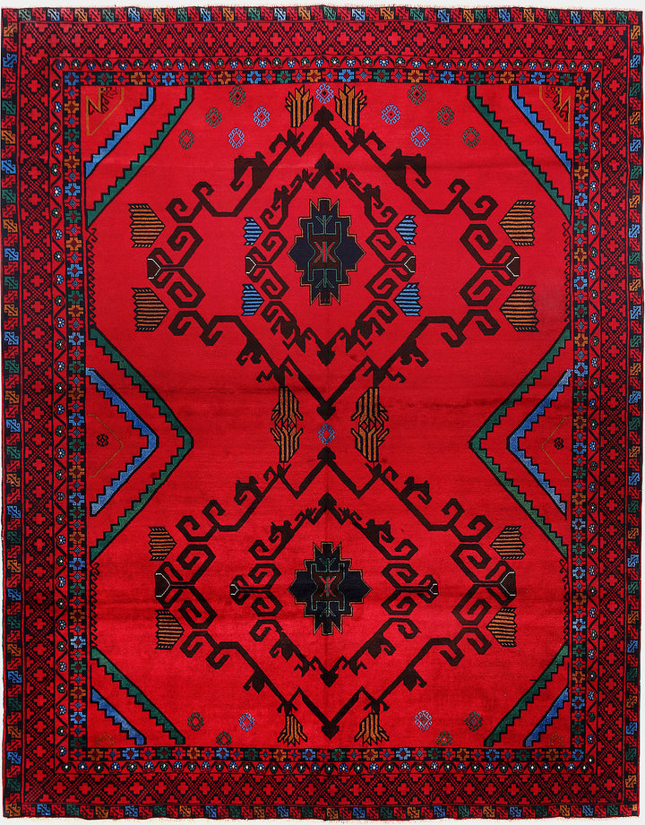 Crimson Baluchi 8' 11 x 11' 6 - No. 57200 - ALRUG Rug Store