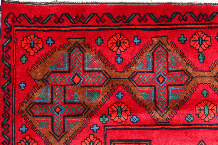 Crimson Baluchi 9' 9 x 12' 1 - No. 57201 - ALRUG Rug Store