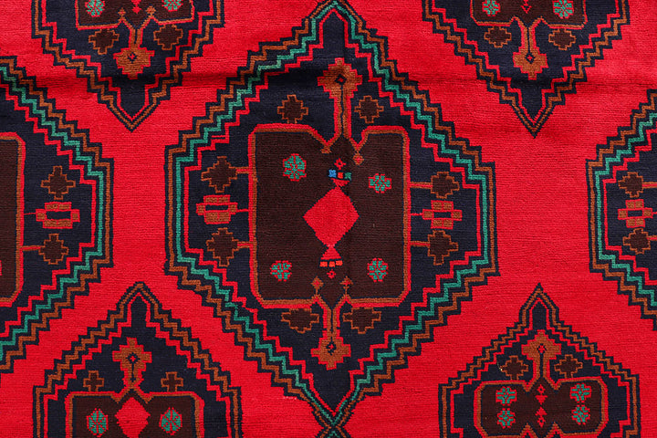 Crimson Baluchi 9' 9 x 12' 1 - No. 57201 - ALRUG Rug Store
