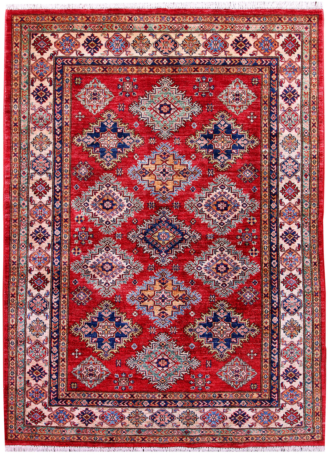 Firebrick Kazak 4' 11 x 6' 6 - No. 57209 - ALRUG Rug Store