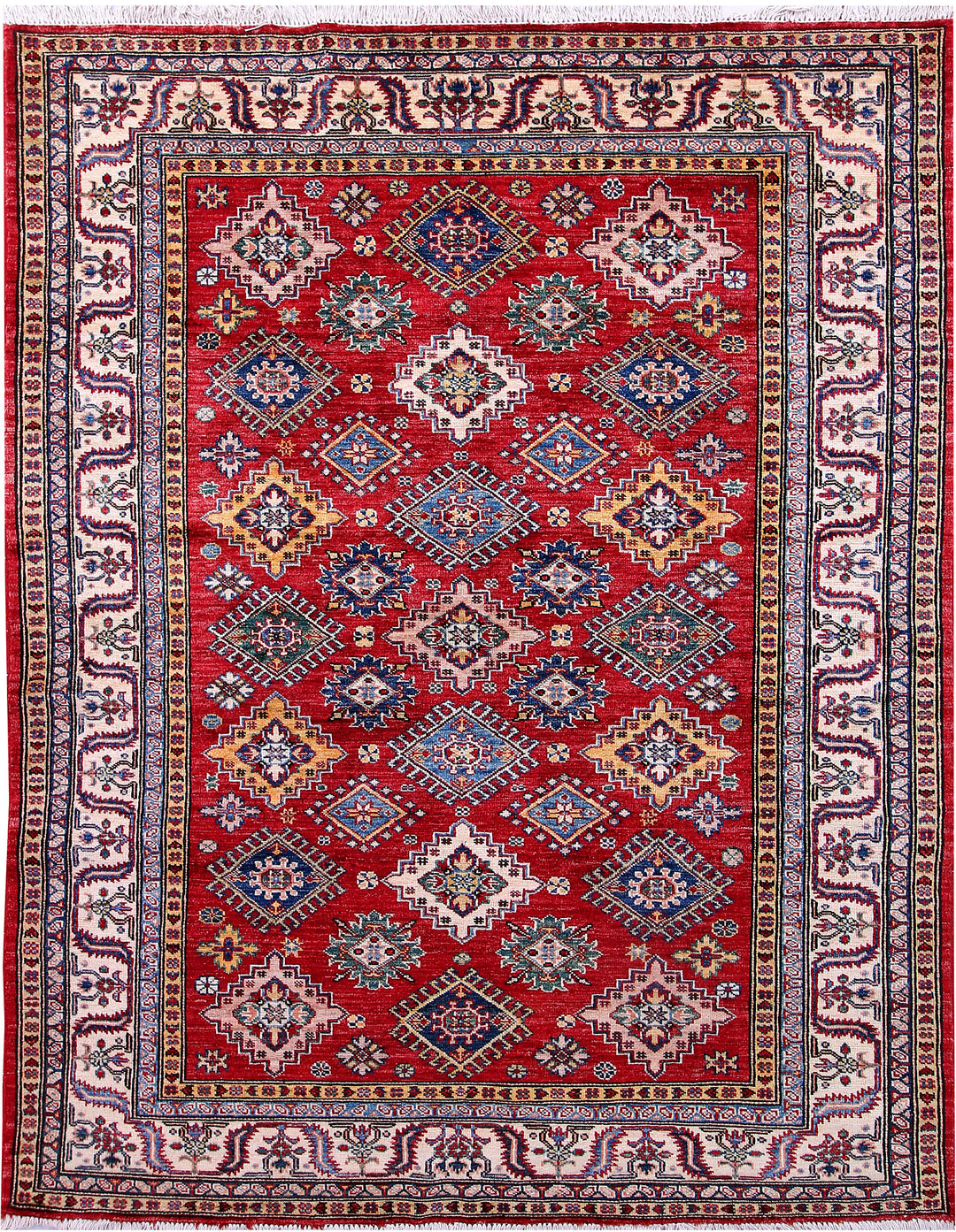 Firebrick Kazak 5' x 6' 6 - No. 57211 - ALRUG Rug Store
