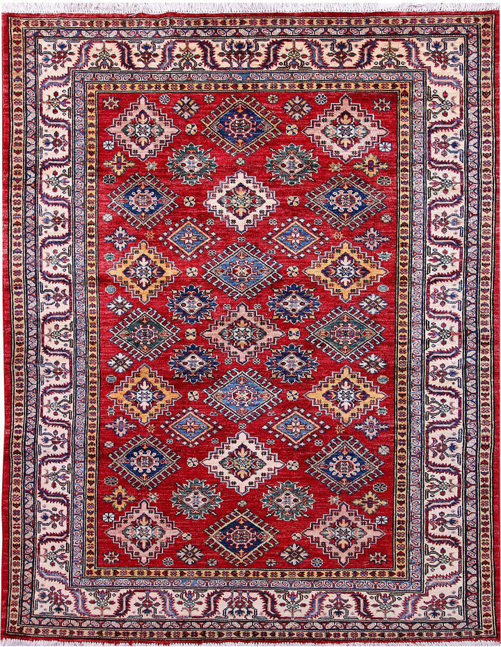 Firebrick Kazak 5' x 6' 6 - No. 57211 - ALRUG Rug Store