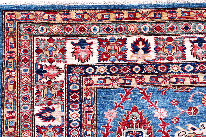Blue Kazak 5' 7 x 7' 11 - No. 57214 - ALRUG Rug Store