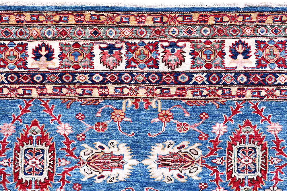 Blue Kazak 5' 7 x 7' 11 - No. 57214 - ALRUG Rug Store