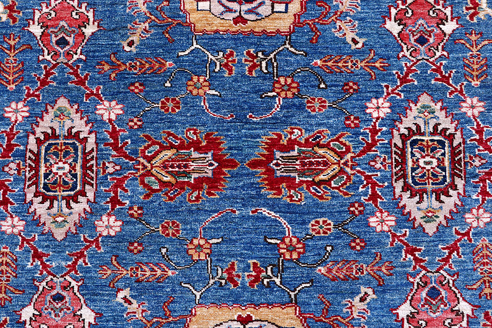 Blue Kazak 5' 7 x 7' 11 - No. 57214 - ALRUG Rug Store
