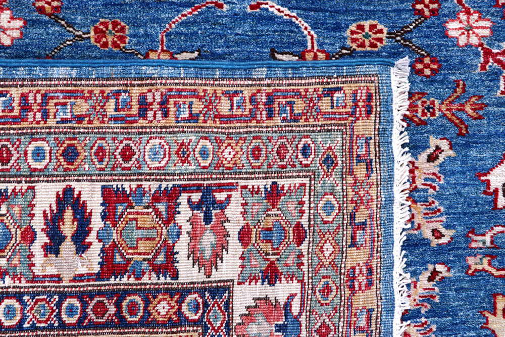 Blue Kazak 5' 7 x 7' 11 - No. 57214 - ALRUG Rug Store