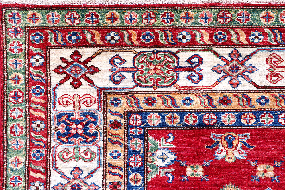 Firebrick Kazak 4' 10 x 6' 8 - No. 57215 - ALRUG Rug Store
