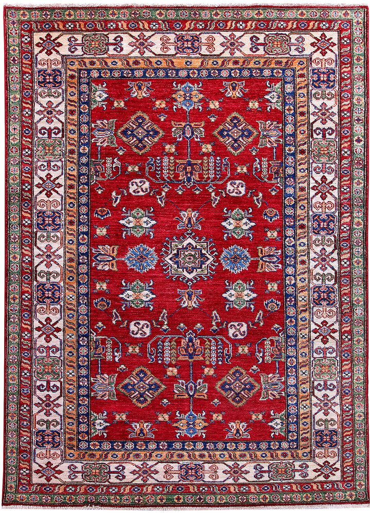 Firebrick Kazak 4' 10 x 6' 8 - No. 57215 - ALRUG Rug Store