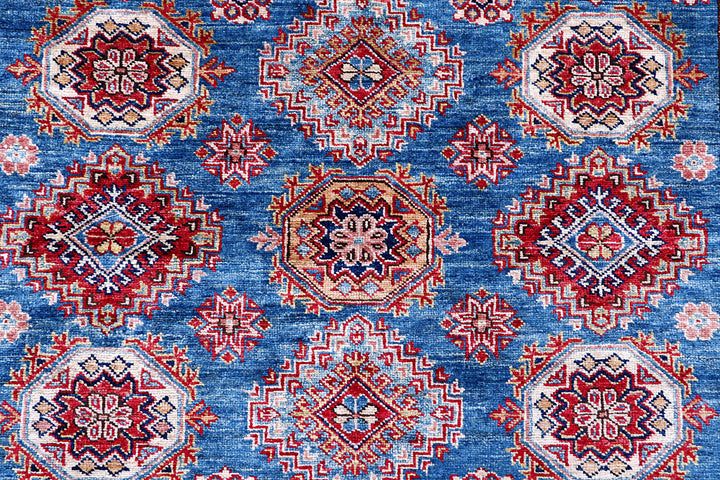 Dodger Blue Kazak 4' 11 x 6' 10 - No. 57216 - ALRUG Rug Store