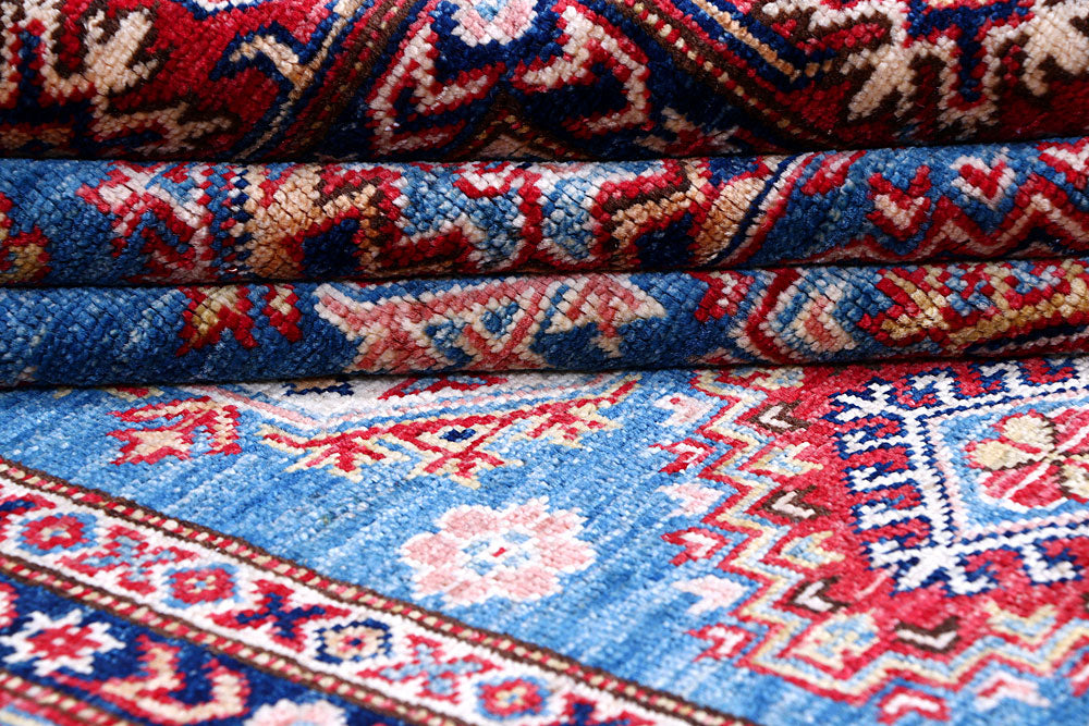 Dodger Blue Kazak 4' 11 x 6' 10 - No. 57216 - ALRUG Rug Store