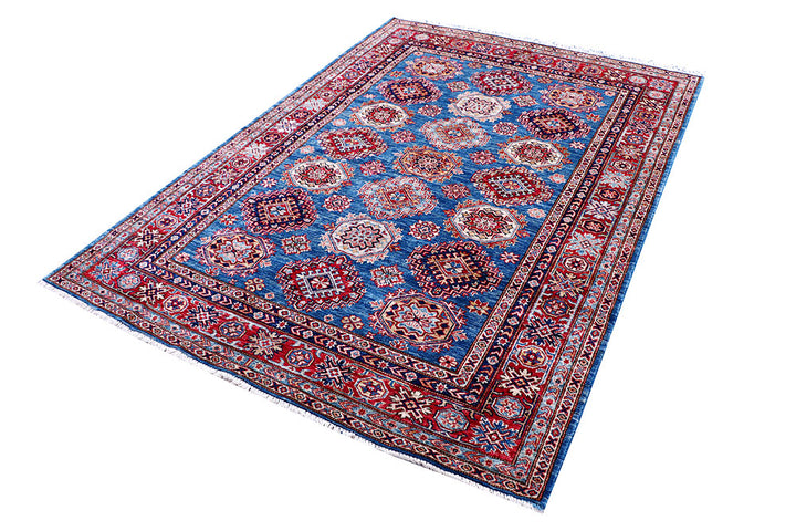 Dodger Blue Kazak 4' 11 x 6' 10 - No. 57216 - ALRUG Rug Store