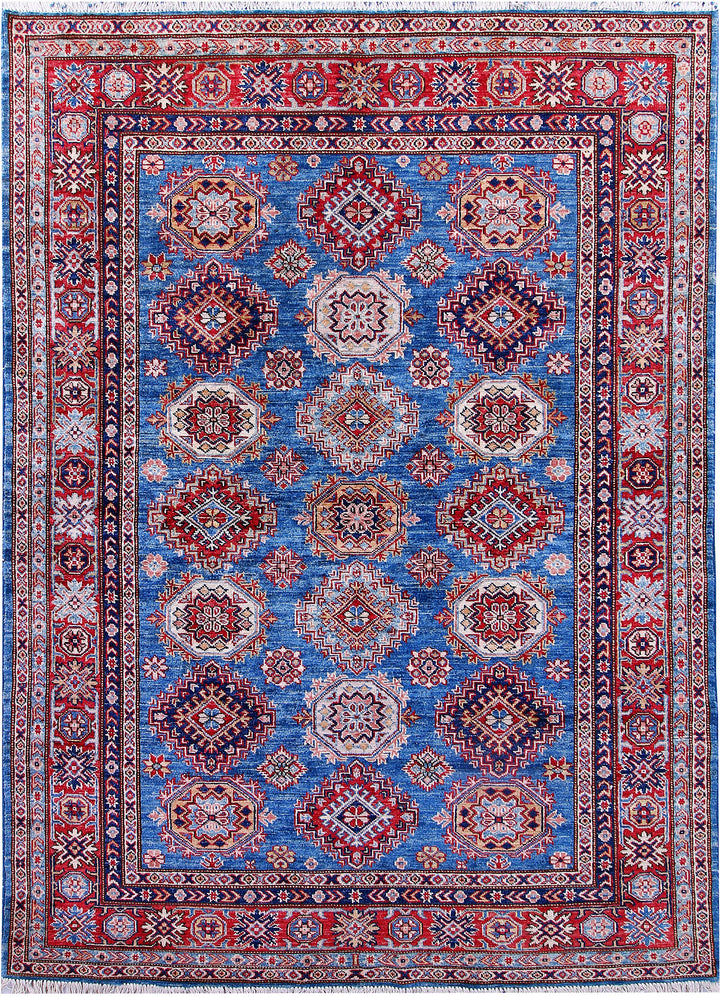 Dodger Blue Kazak 4' 11 x 6' 10 - No. 57216 - ALRUG Rug Store
