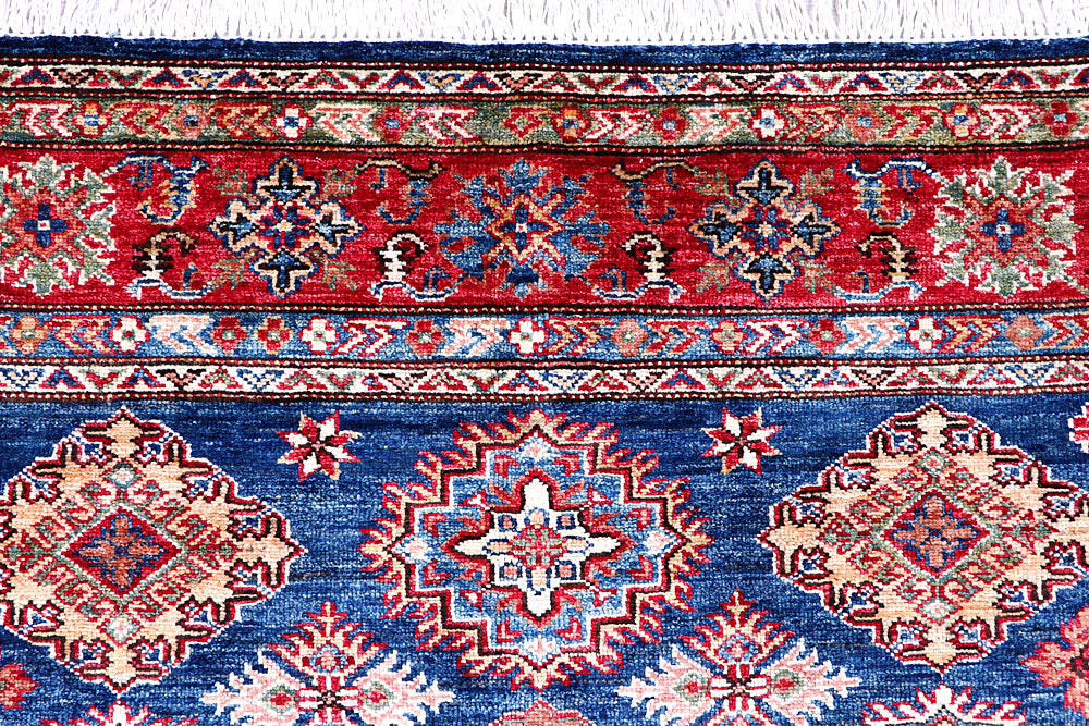 Medium Blue Kazak 5' 2 x 6' 8 - No. 57217 - ALRUG Rug Store