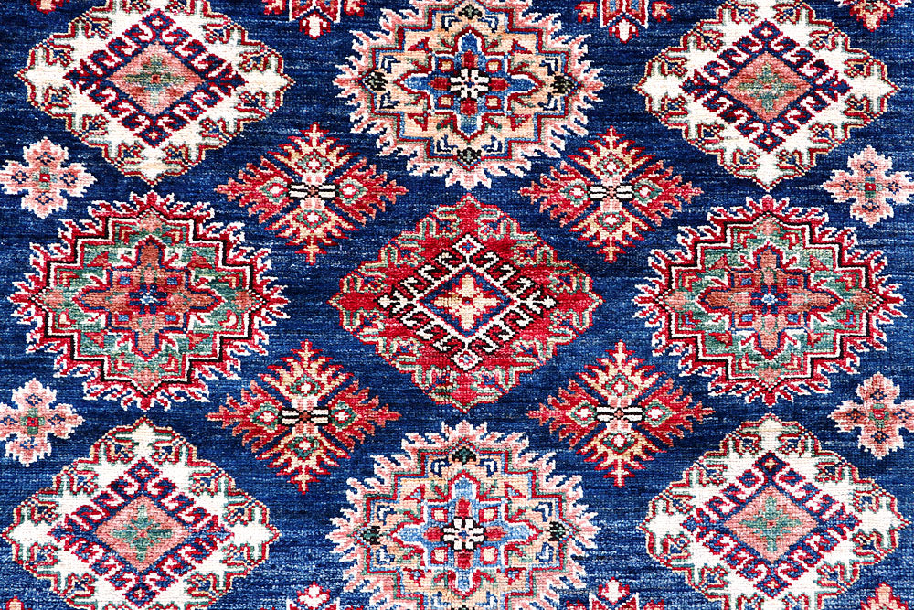 Medium Blue Kazak 5' 2 x 6' 8 - No. 57217 - ALRUG Rug Store