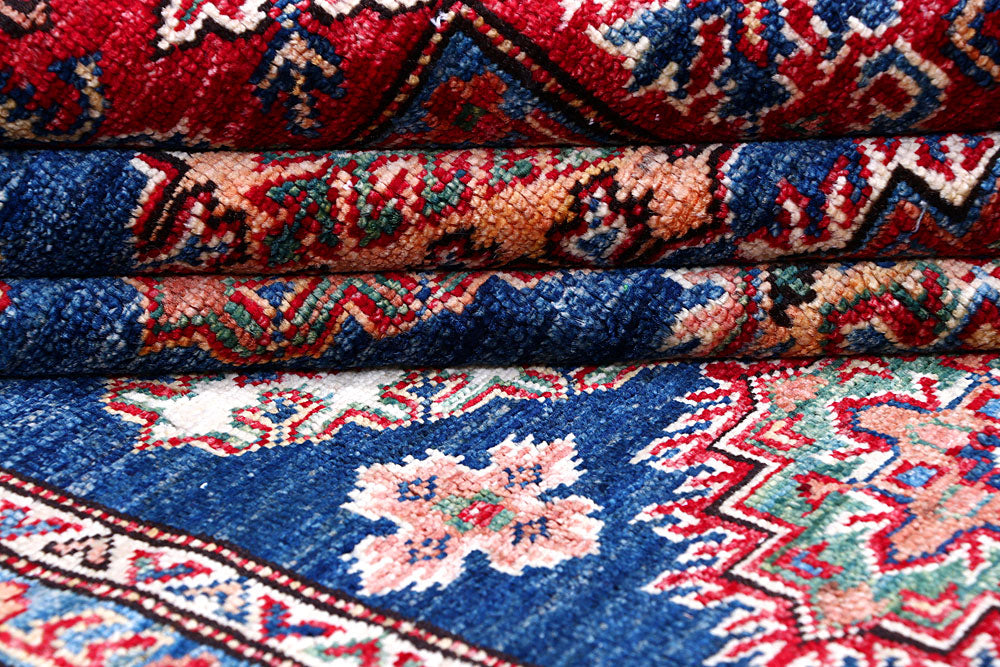 Medium Blue Kazak 5' 2 x 6' 8 - No. 57217 - ALRUG Rug Store