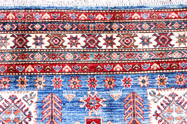 Dodger Blue Kazak 4' 11 x 6' 10 - No. 57218 - ALRUG Rug Store