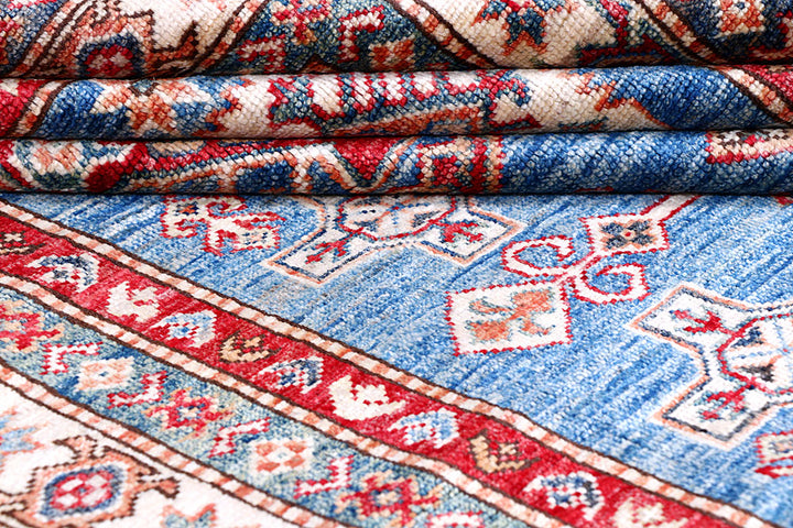 Dodger Blue Kazak 4' 11 x 6' 10 - No. 57218 - ALRUG Rug Store