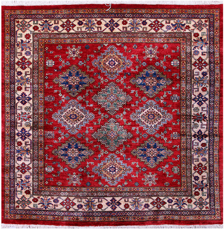 Firebrick Kazak 6' 1 x 6' - No. 57219 - ALRUG Rug Store