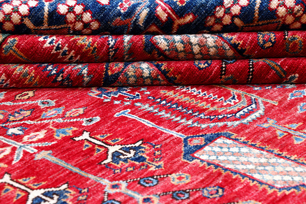 Firebrick Kazak 8' 2 x 9' 8 - No. 57220 - ALRUG Rug Store